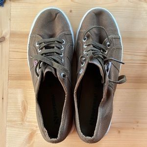 Superga 2790 ACOTW - Platform Sneakers in Military Green